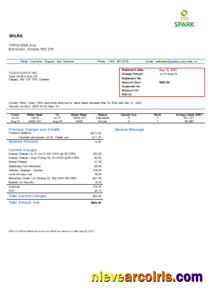 Spark Alberta utility business bill
